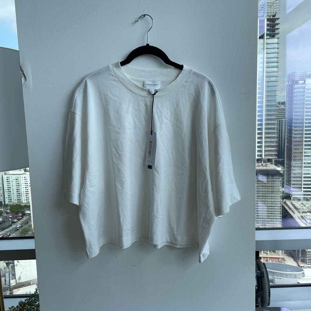 White Casual T - Who What West - Editors Collection - Women’s - 100% cotton